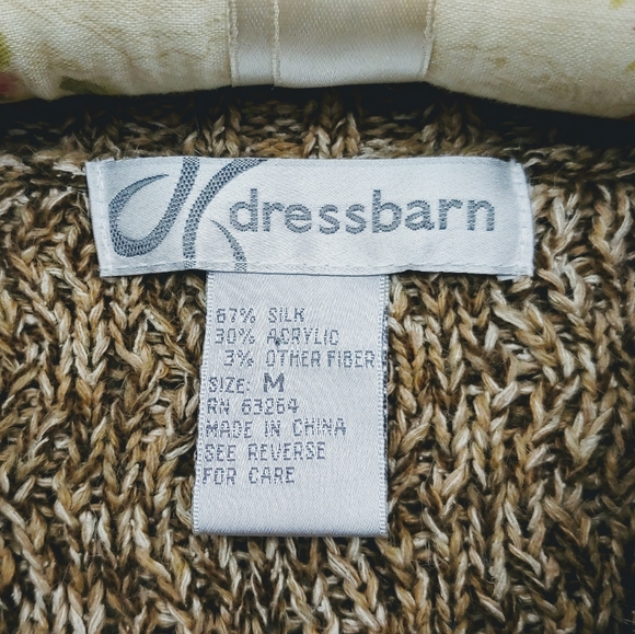 dressbarn V-neck Zigzag Knit Sweater - Picture 3 of 5